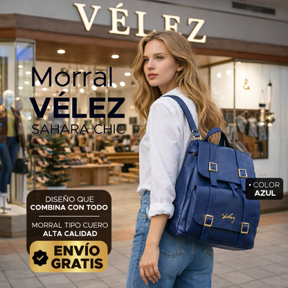 🌟 Últimas unidades Morral Vélez Sahara Chic 👜✨Cuero vegano de alta calidad